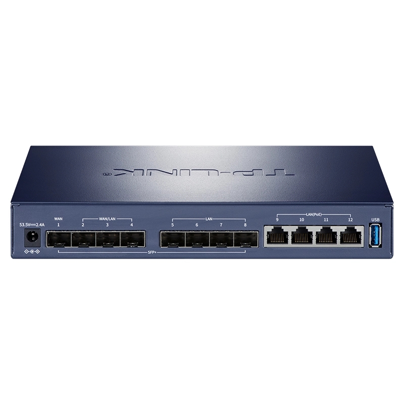 万兆PoE·AC光电一体VPN路由器  TL-R6812TP-AC