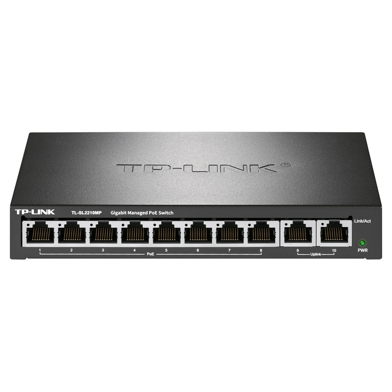 千兆上联云管理PoE交换机  TL-SL2210MP