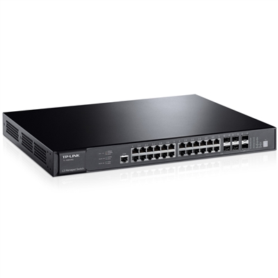 万兆上联堆叠式三层网管交换机TL-SG6428Q 