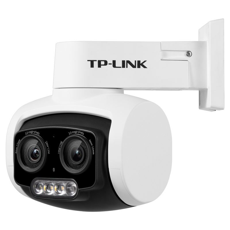 双目变焦PoE全彩有线室外球机  TL-IPC637P双目变焦版