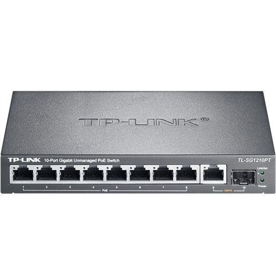 全千兆以太网PoE交换机  TL-SG1210PT