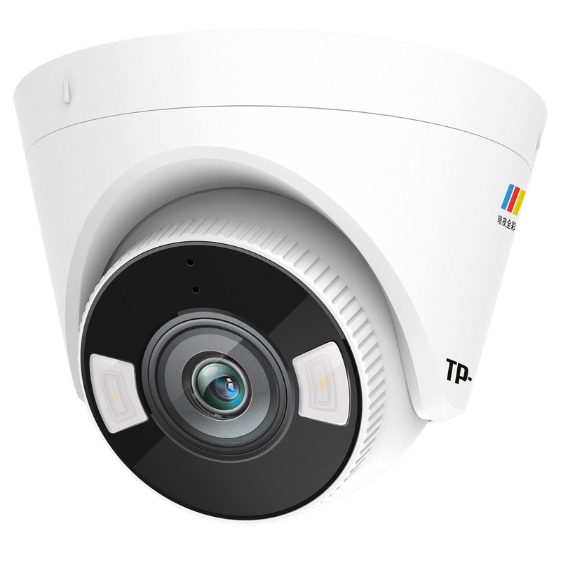 400万像素PoE半球音频暗夜全彩网络摄像机TL-IPC445EP-WB