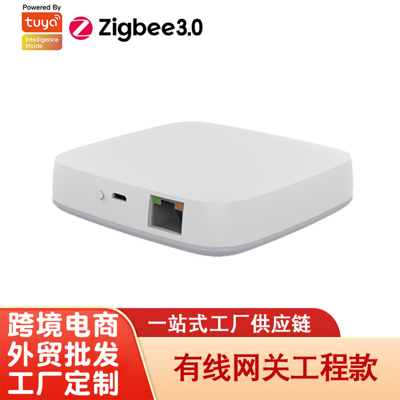 涂鸦智能ZigBee3.0有线网关增强款厂家Wired ZigBee Gateway