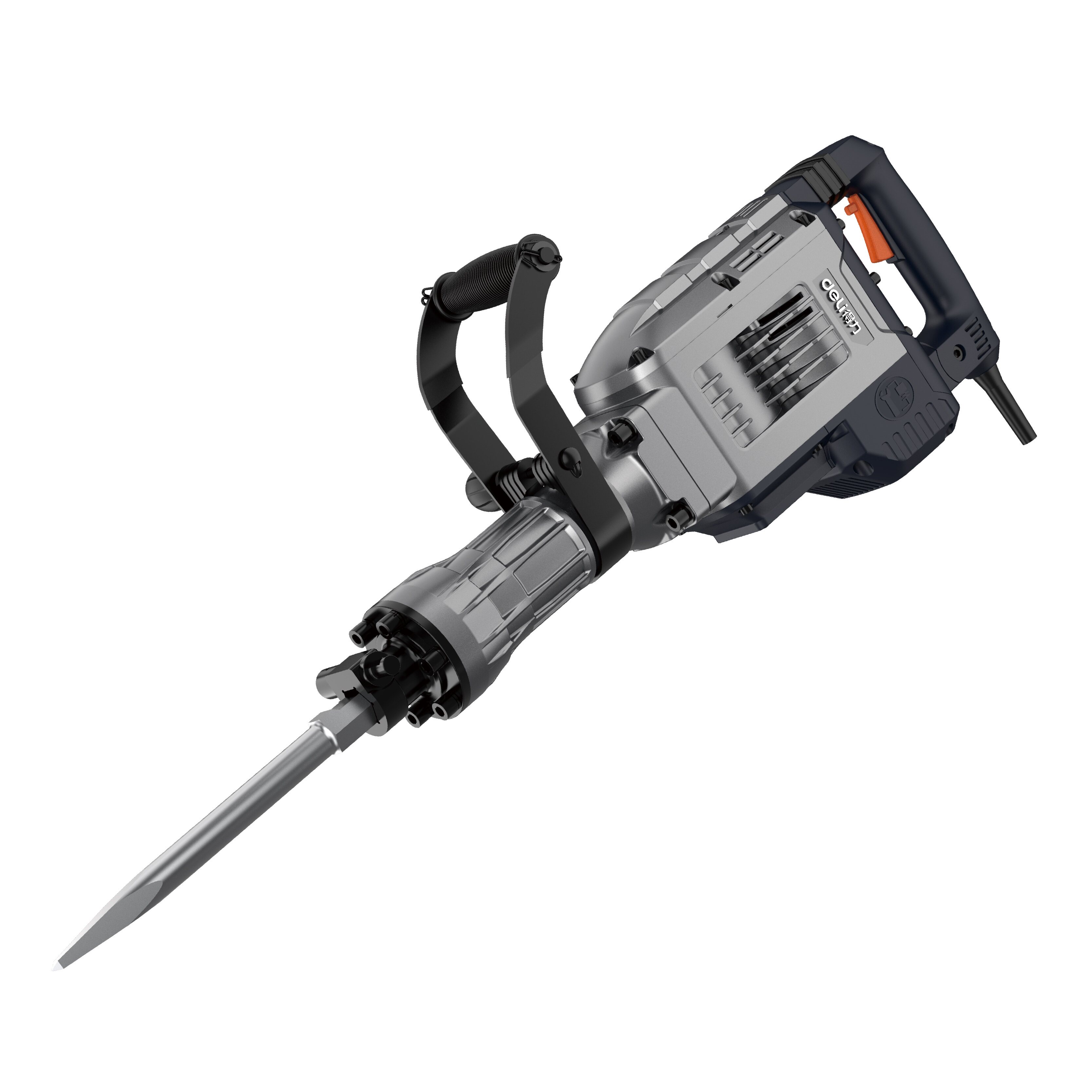 得力工具C390_1600W/220V电镐15KG台大功率锤重型拆墙破碎